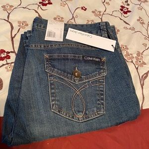 Calvin Klein Slim Fit Bootleg Jeans
